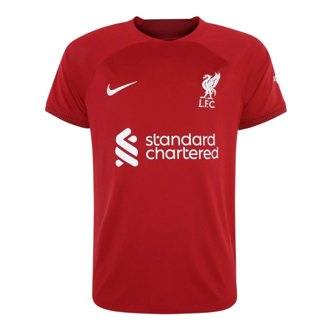 Diogo Jota Signed Liverpool FC 2021-22 Home Soccer Jersey #20 with Beckett COA